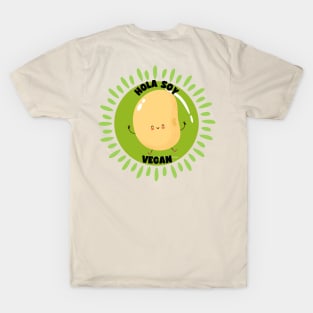 Hola Soy Vegan Spanish Vegan Pun T-Shirt